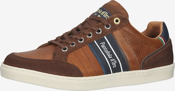 Baskets basses PANTOFOLA D'ORO en marron : devant