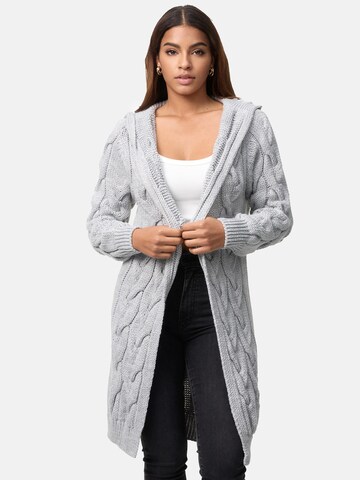 Elara Strickjacke in Grau: Vorderseite