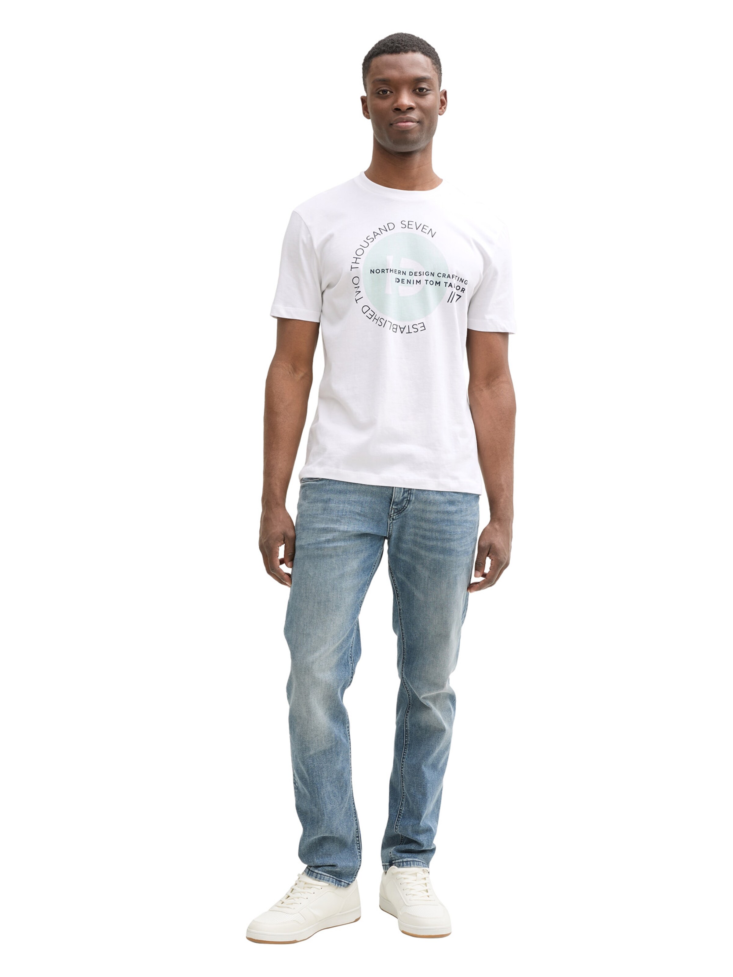 TOM TAILOR DENIM Tričko - Modrá