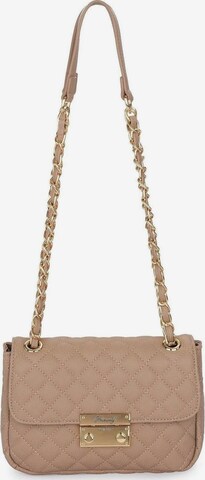 Sac bandoulière 'Jacky' Princely London en marron : devant