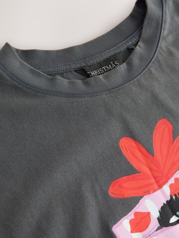 Next Póló 'No Peeking Kendra Dandy' - szürke