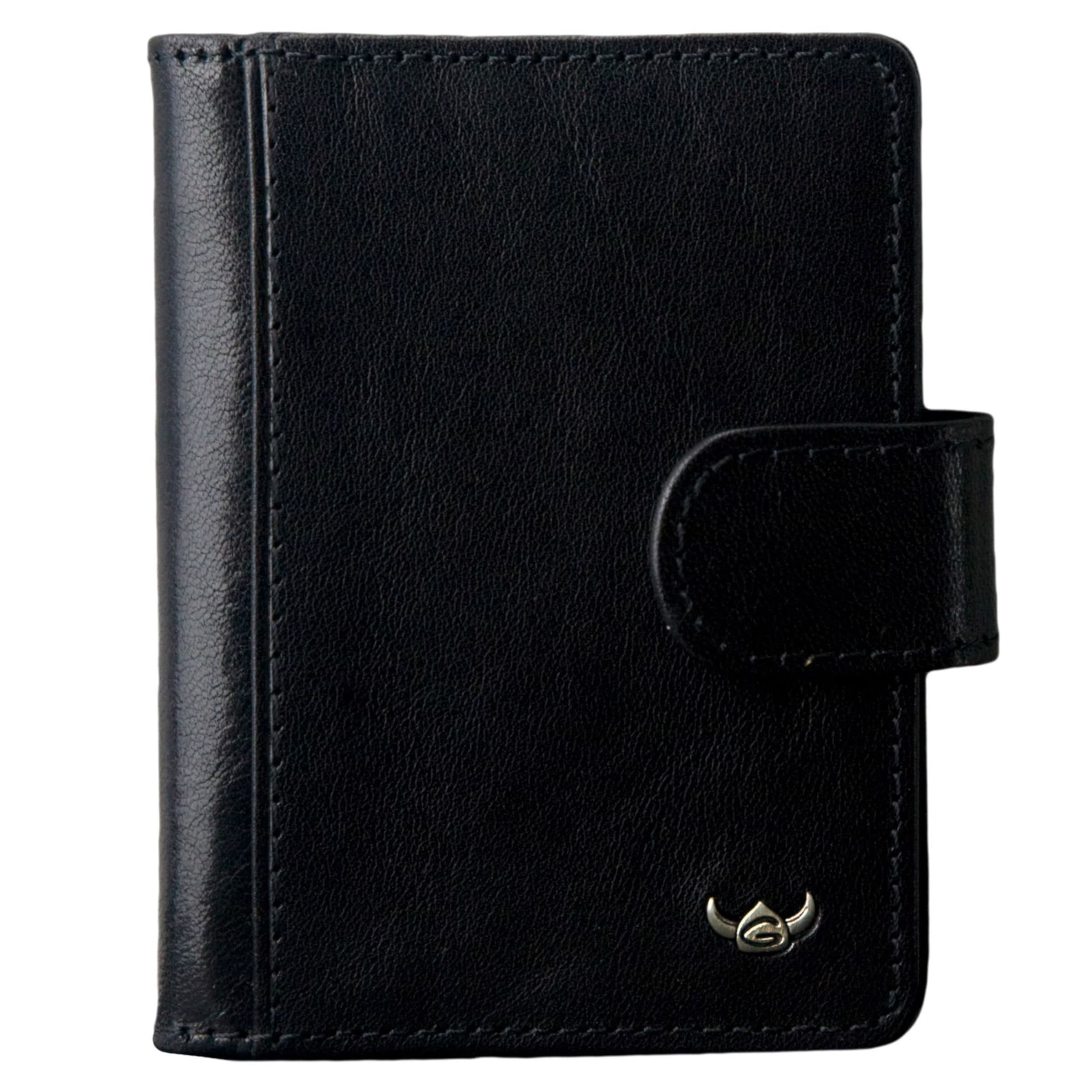 Porte-monnaies 'Colorado' GOLDEN HEAD en noir : devant