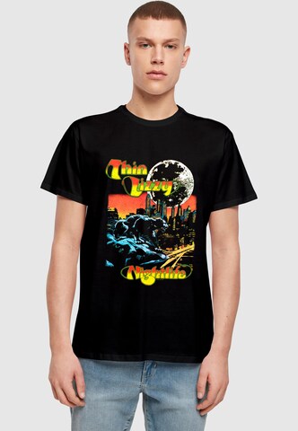 Merchcode T-Shirt Thin 'Lizzy - TL Nightlife' in Schwarz: Vorderseite