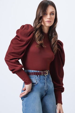 Trend Alaçatı Stili Bluza | oranžna barva