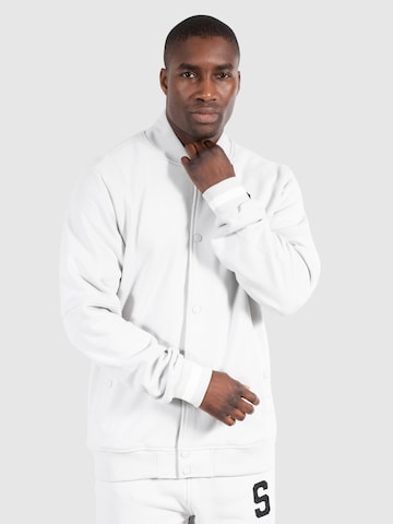 Smilodox Between-Season Jacket 'Braxton' in White: front