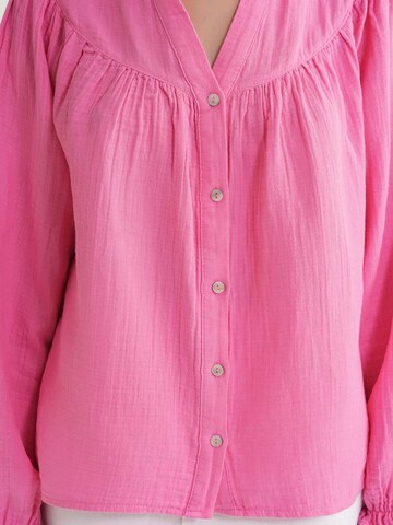 MixRay Blouse in Pink
