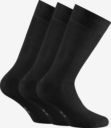 Rohner Socks Socken in Schwarz