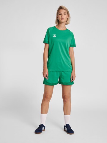 Hummel Performance Shirt 'Poly' in Green