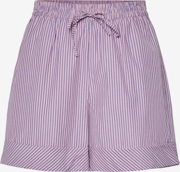 PIECES Loosefit Bukser 'PCFEMME' i pink: forside