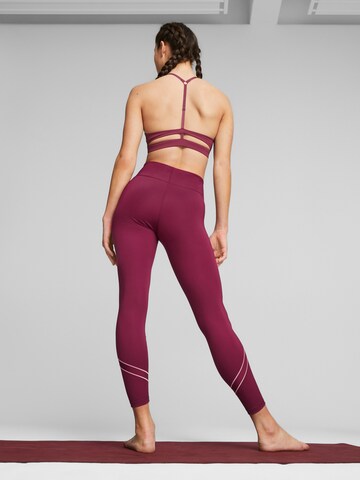 PUMA Skinny Workout Pants in Red