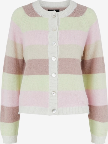 PIECES Knit Cardigan 'Gymma' in Pink: front