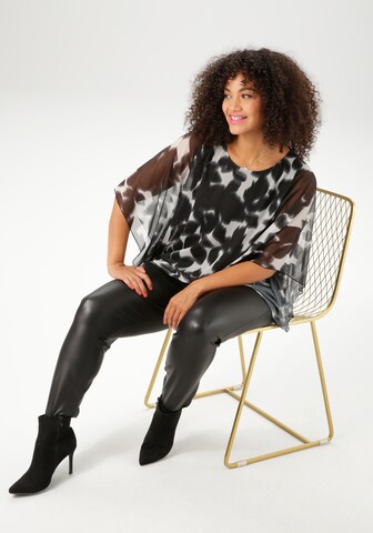 Aniston Bluse in Schwarz
