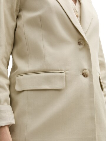 TOM TAILOR Blazer in Beige