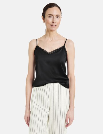 GERRY WEBER Top in Schwarz: predná strana