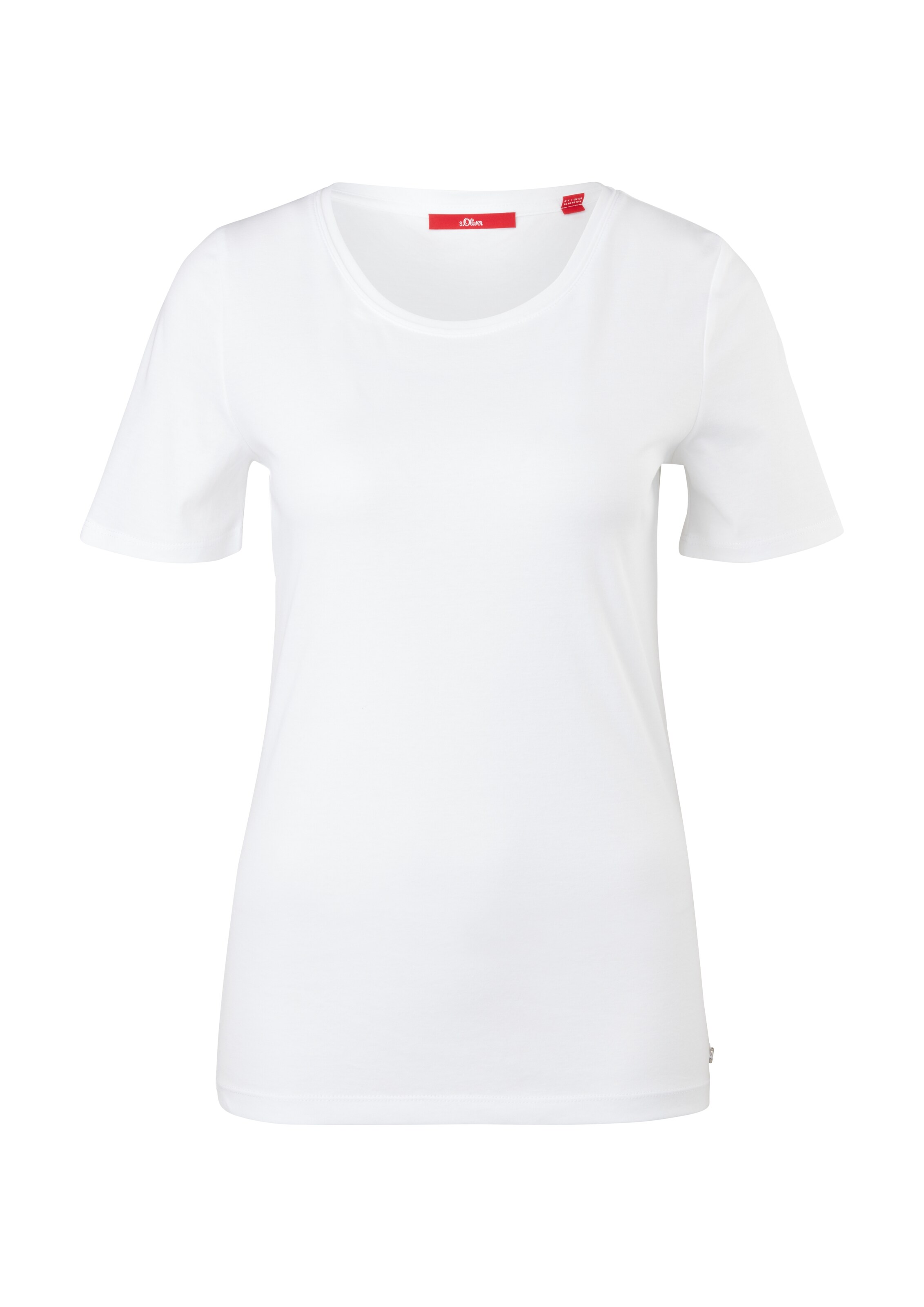 T-shirt s.Oliver en blanc : devant