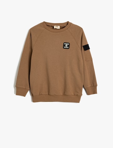 Koton Sweatshirt in Braun: Vorderseite