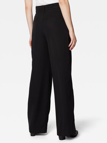 Mavi Wide Leg Hose in Schwarz