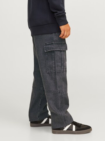 Jack & Jones Junior Широка кройка Дънки 'JJICHRIS JJWADE' в черно