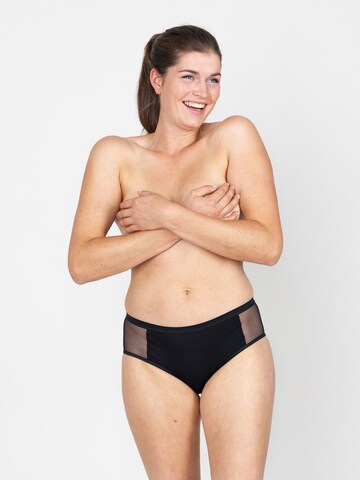 Erlich Textil - Panti 'Edda' en negro: frente