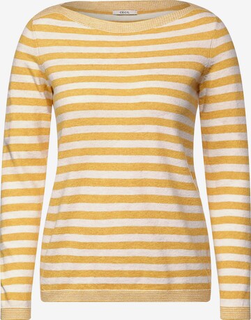 CECIL Sweater in Yellow: front