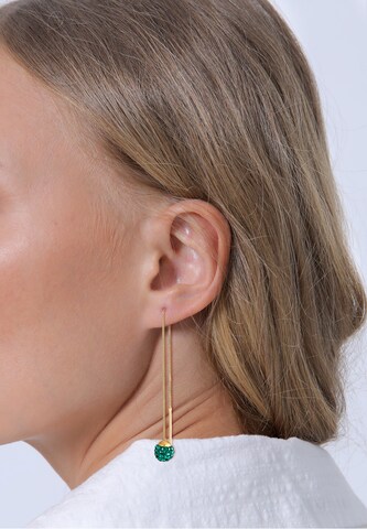 ELLI Ohrringe 'Ear Chain' in Gold: Vorderseite