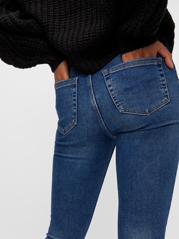 PIECES Skinny Jeans i blå