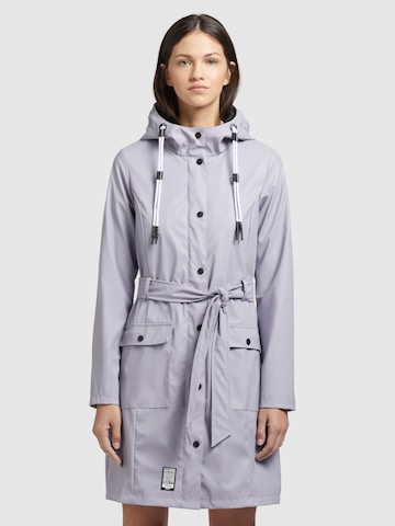 khujo Between-seasons coat 'GLENNA' in Purple: front