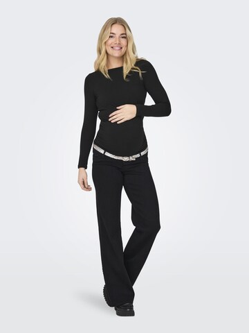 Only Maternity Shirt 'OLMLive' in Schwarz