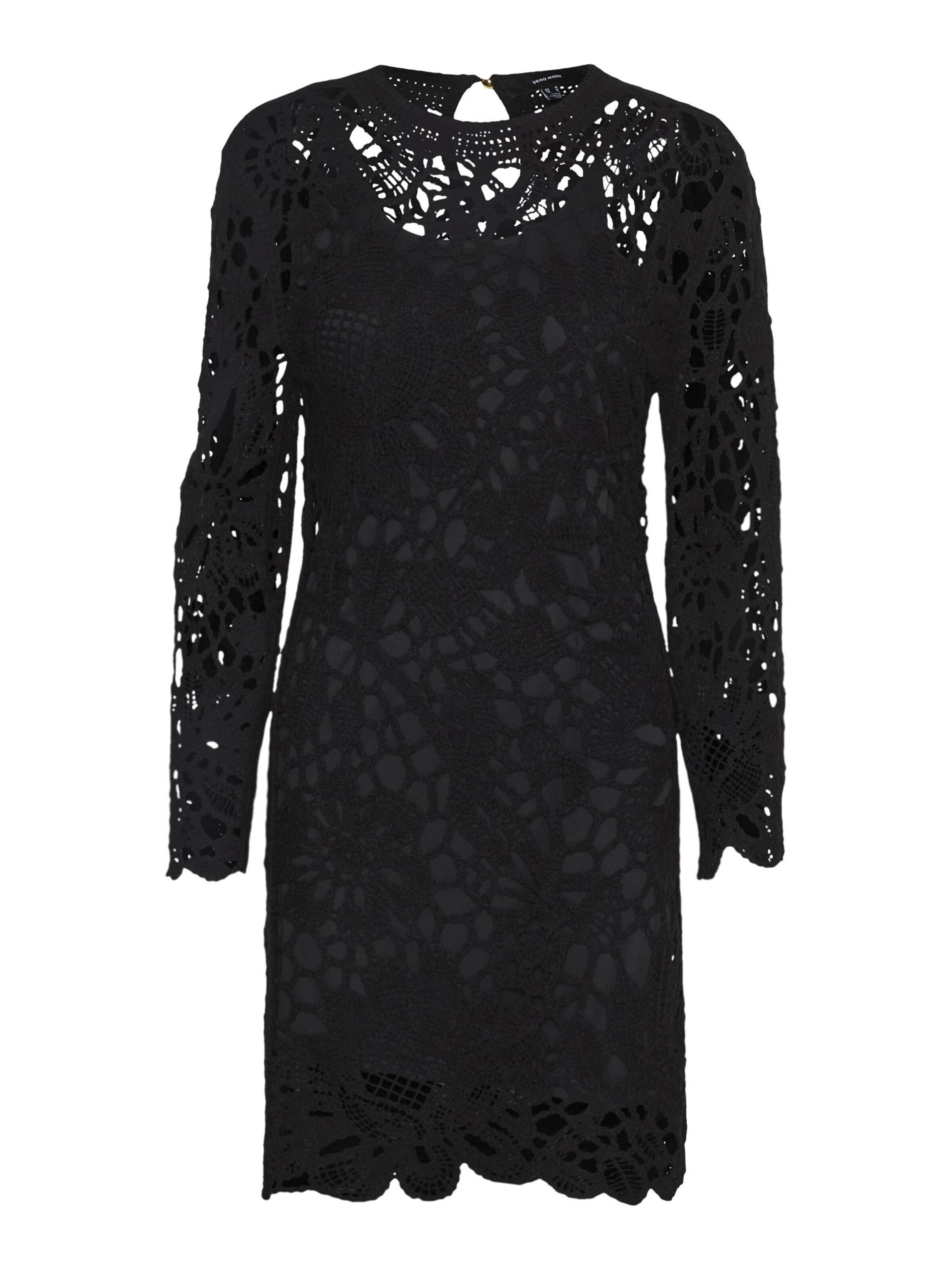 VERO MODA Kleid 'Gloss' in Schwarz: Vorderseite