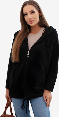 Lumera Bluza rozpinana w kolorze czarny: przód