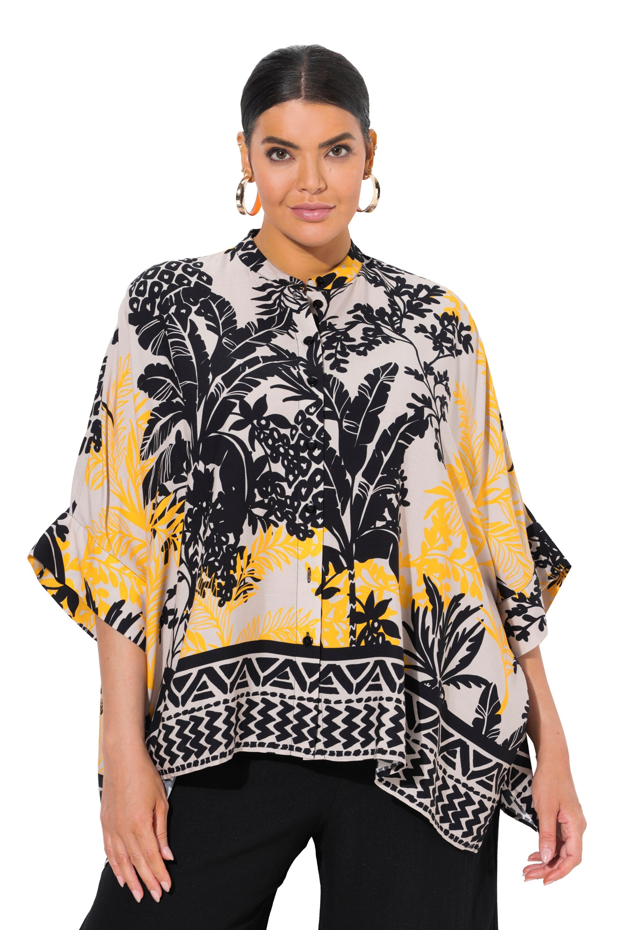 Ulla Popken Blouse in Yellow: front