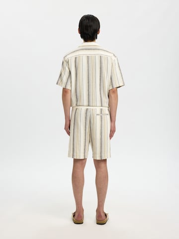 SELECTED Loosefit Byxa 'SLHCAL' i vit