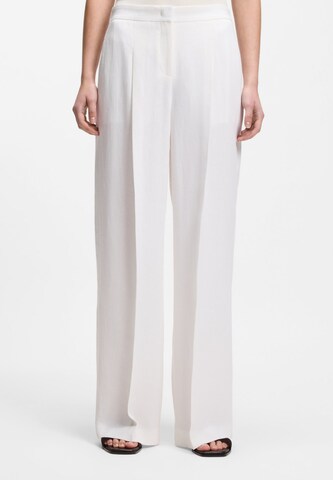 Loosefit Pantalon 'Tiana' BOSS en blanc : devant