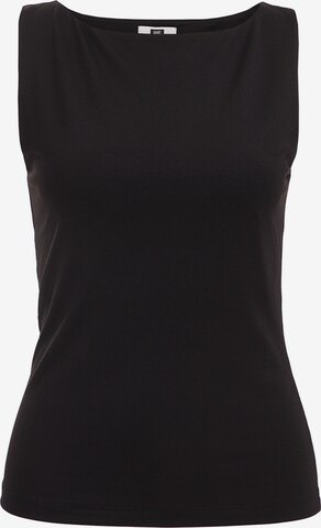 Top di WE Fashion in nero: frontale