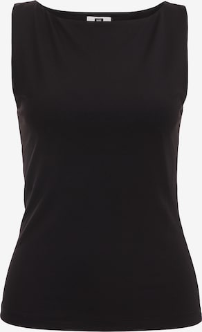 WE Fashion Top in Black: front