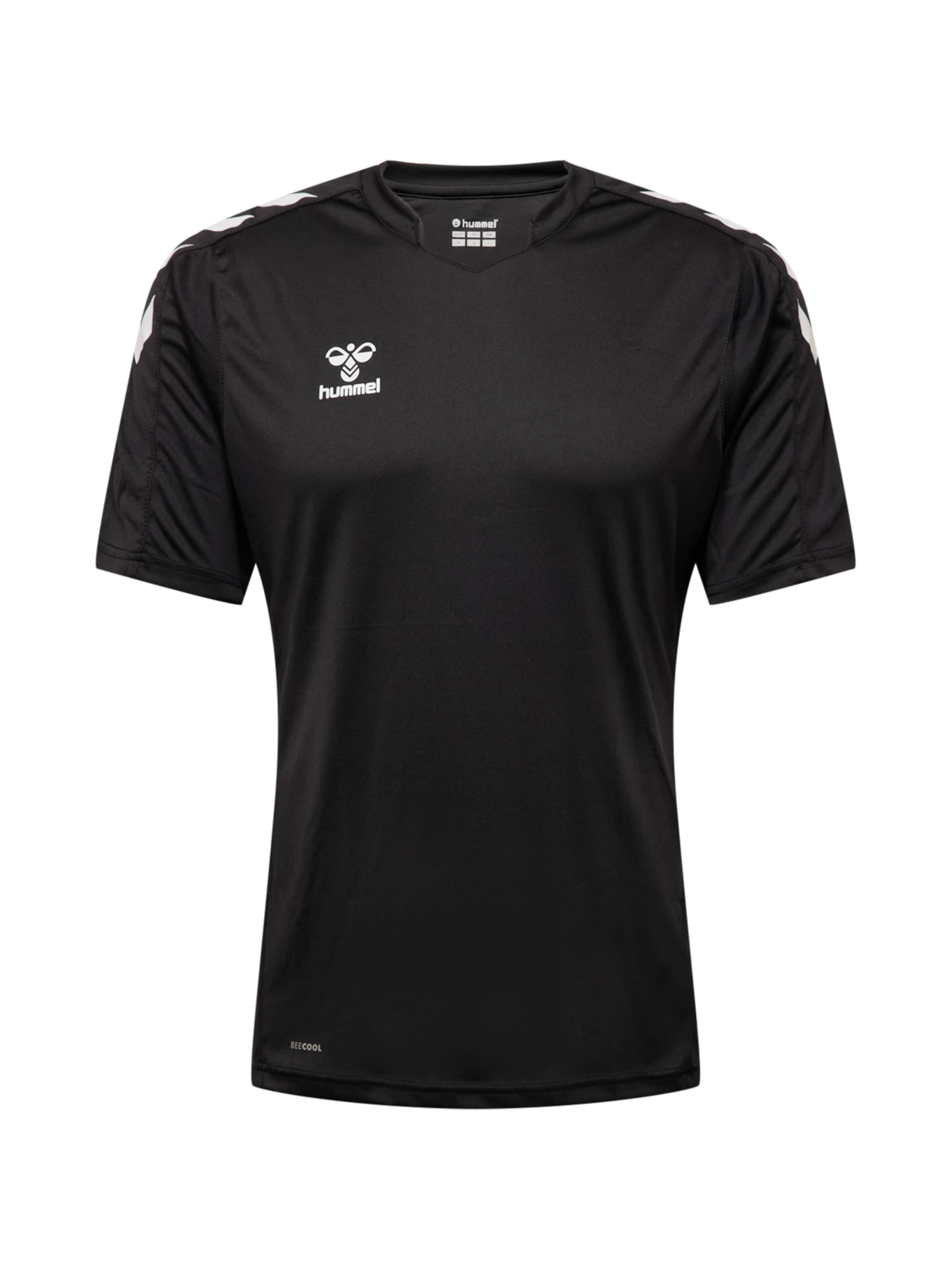 Hummel Αθλητική φανέλα σε μαύρο: μπροστά