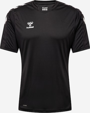 melns Hummel Sportiska stila krekls: no priekšpuses
