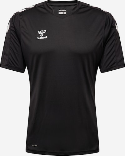 Hummel Tehnička sportska majica u crna / bijela, Pregled proizvoda