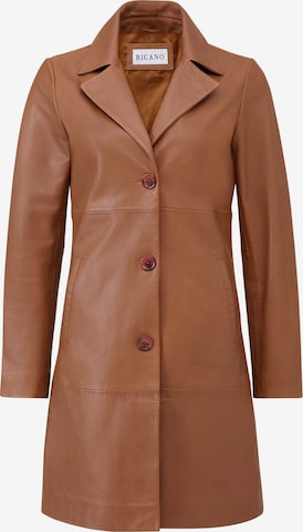 RICANO - Abrigo de entretiempo 'Marzia' en marrón: frente