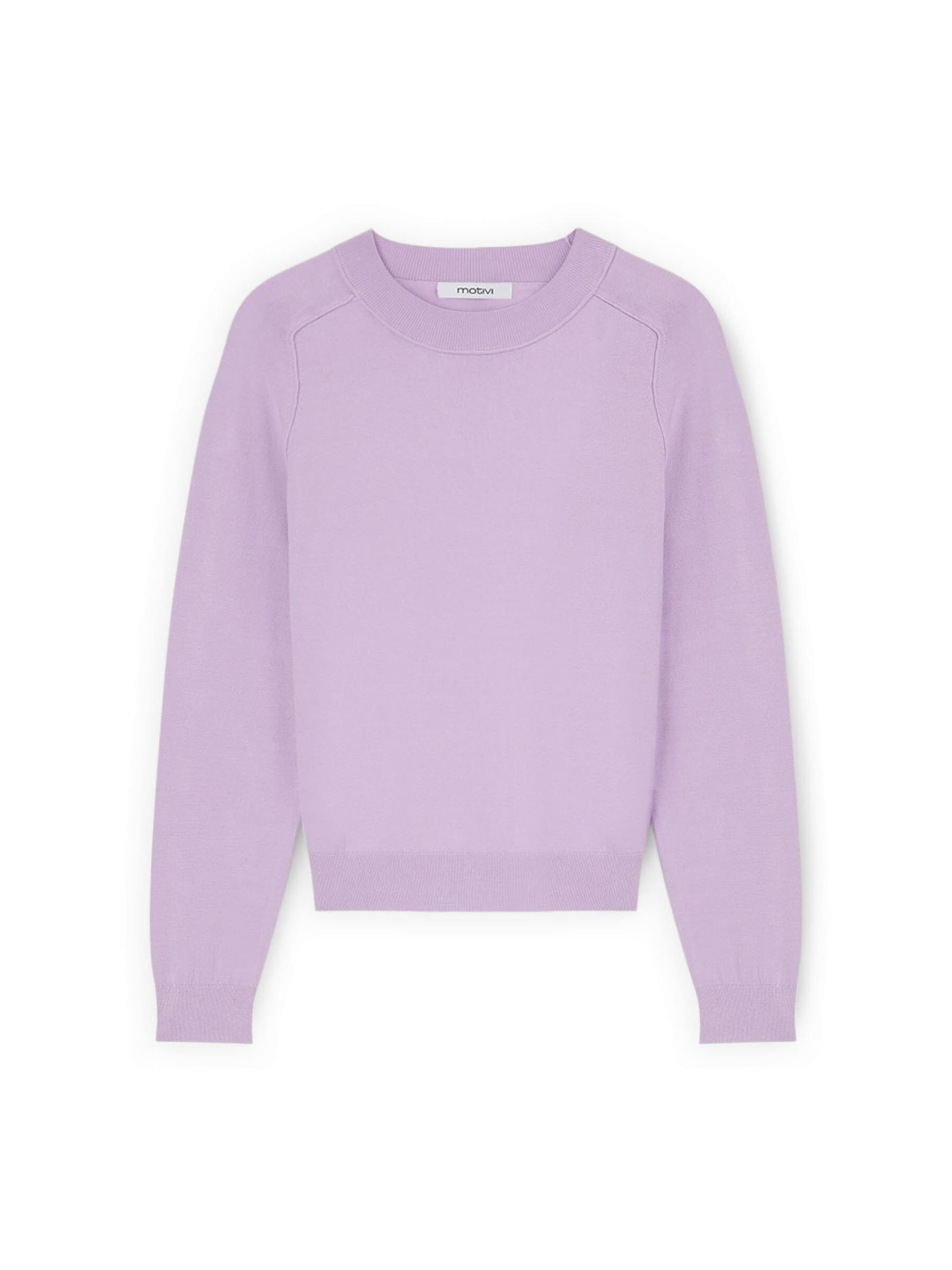 Pull-over MOTIVI en violet : devant