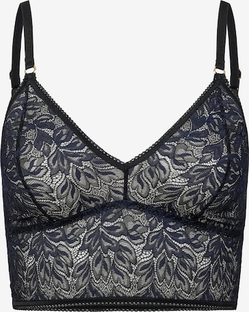 Erlich Textil - Soutien Bustier Soutien em preto: frente