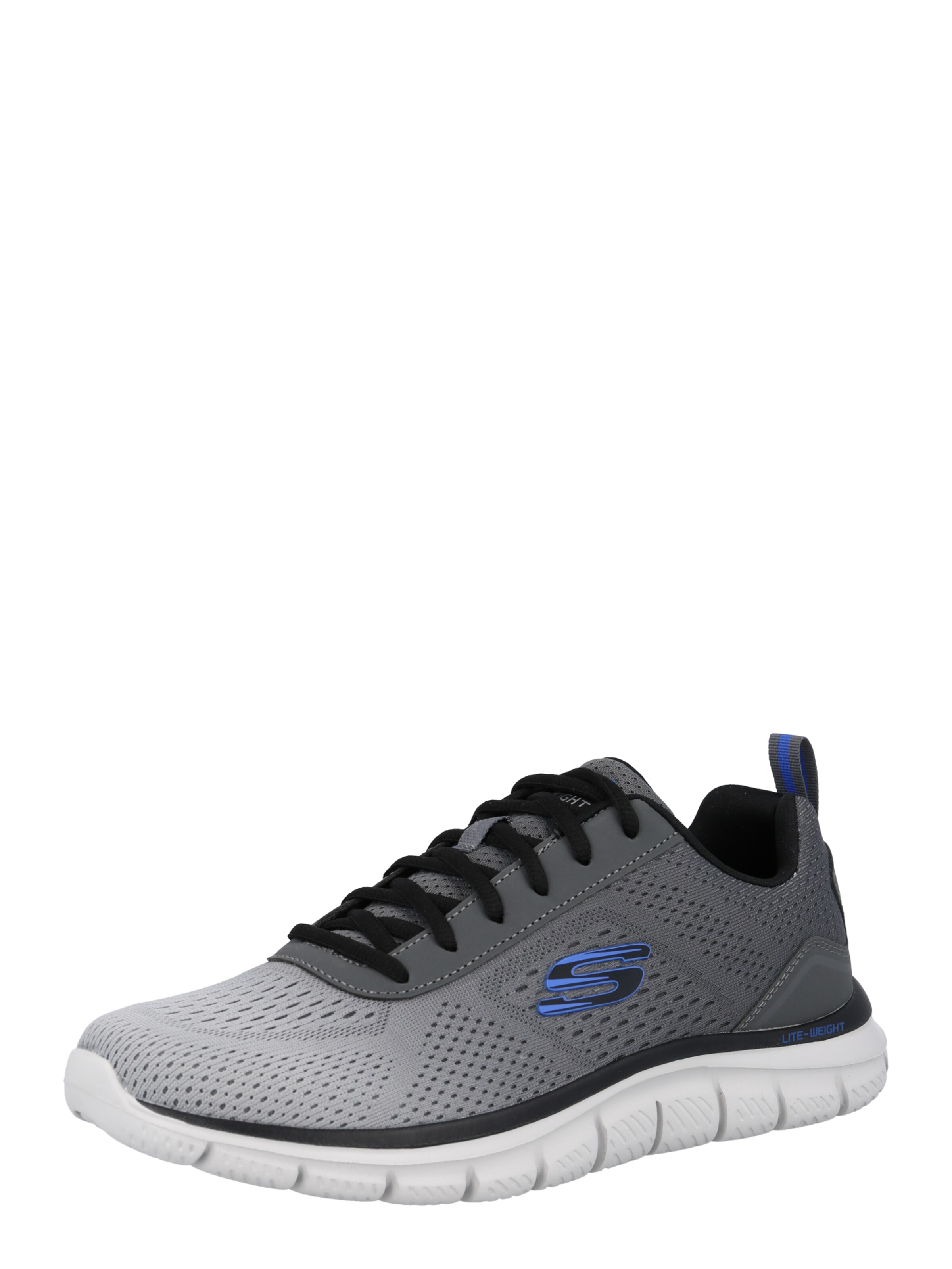 SKECHERS Platform trainers 'Track - Ripkent' in Grey: front
