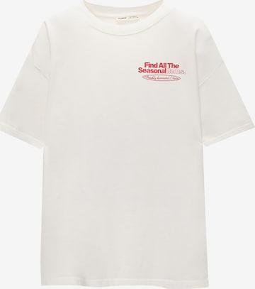 Maglietta di Pull&Bear in bianco: frontale