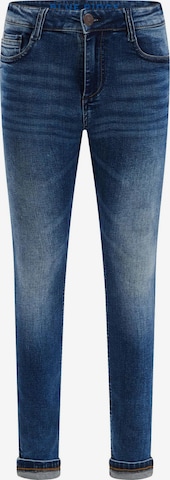 WE Fashion Skinny Jeans in Blue: front