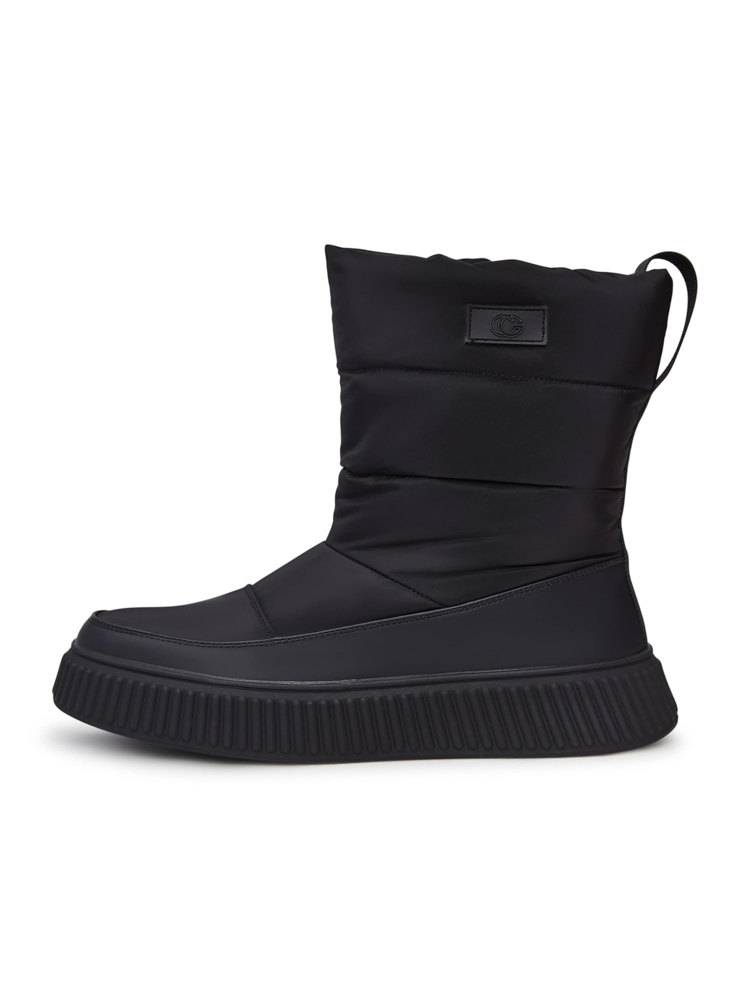 CESARE GASPARI Boots in Black: front