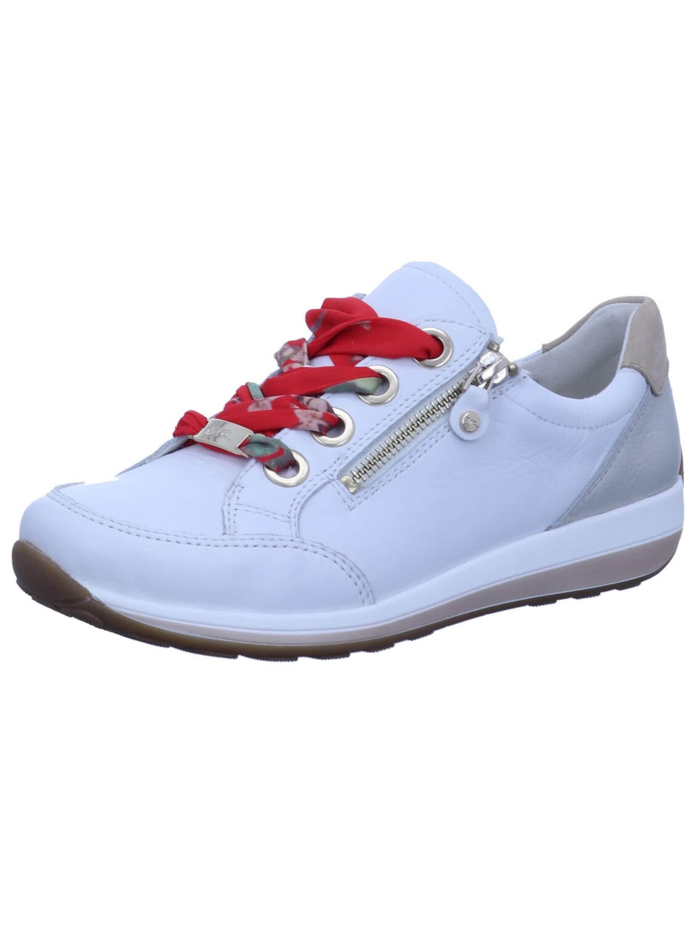 ARA Låg sneaker 'Sneaker Low Damen 12-34587 79 Echtleder in weiß' i vit: framsida