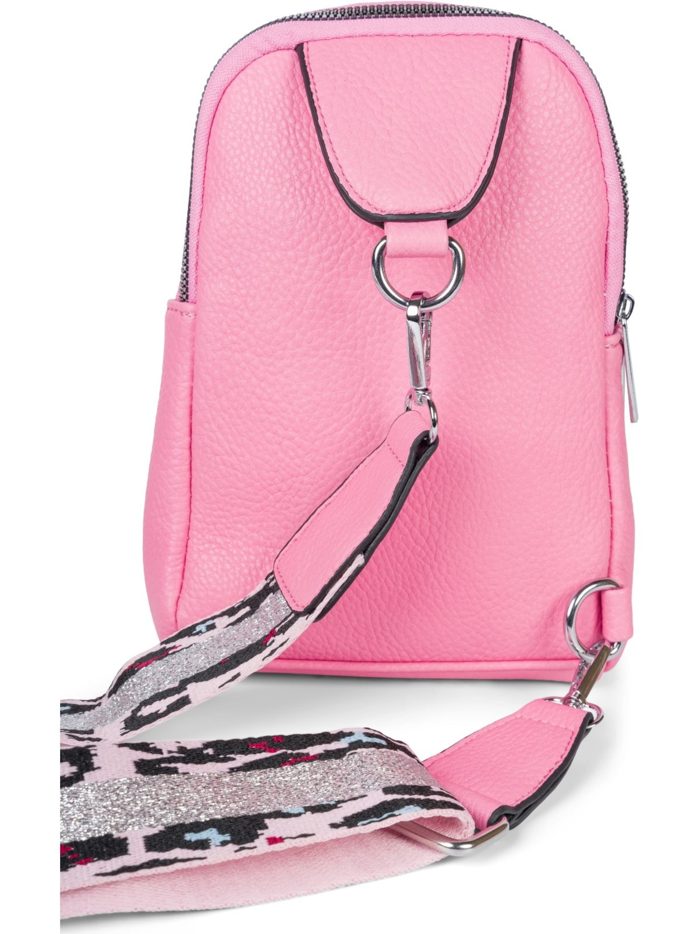 styleBREAKER Umhängetasche 'One Shoulder Rucksack Uni'‌ in Pink