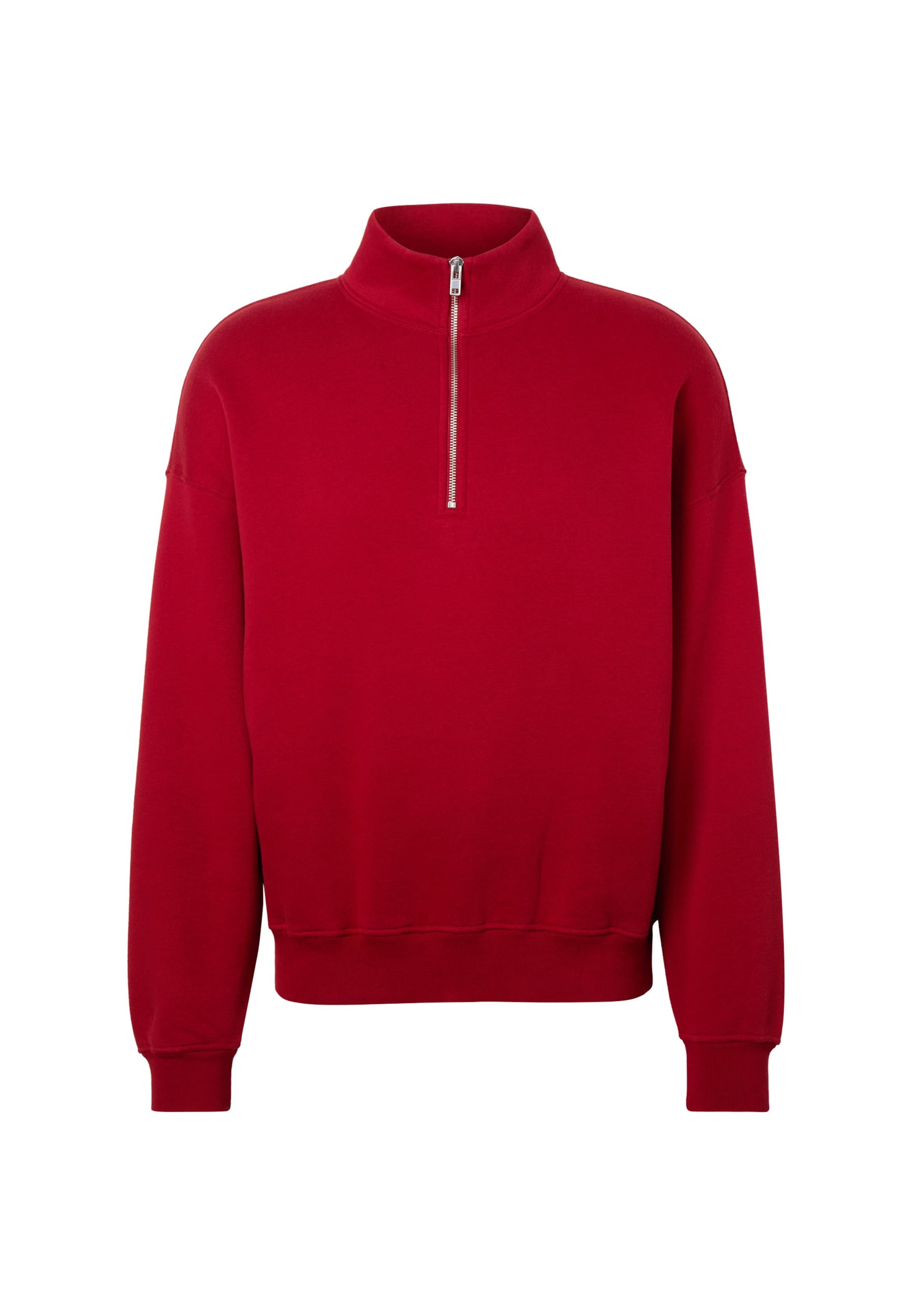 Abercrombie & Fitch Sweatshirt 'ESSENTIAL' in Rot: Vorderseite