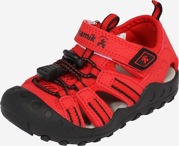 Kamik Sandal 'CRAB' in Red: front