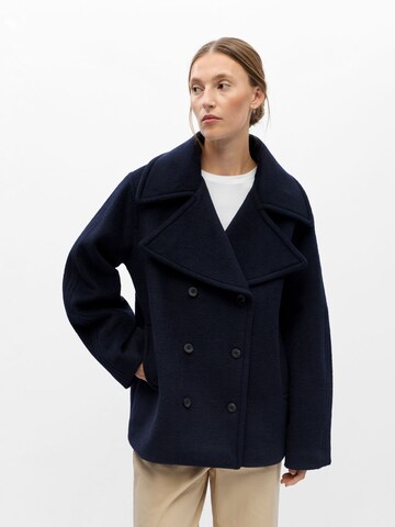 OBJECT Tussenjas 'OBJPEACO' in Blauw: voorkant